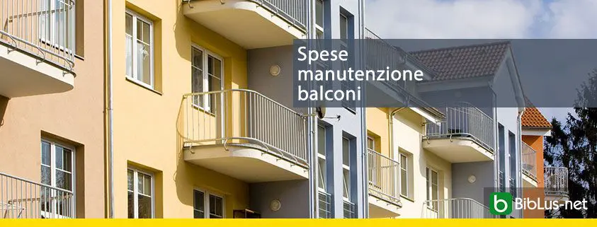 Chi paga per la manutenzione dei balconi in condominio